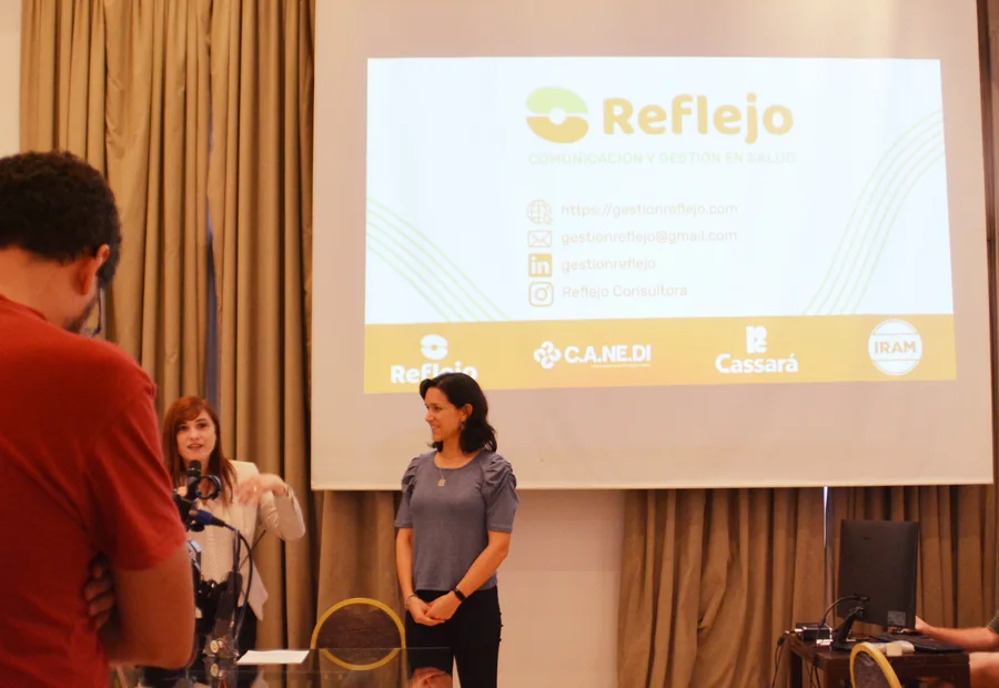 Presentación institucional de Reflejo junto a CA.NE.DI, Fundación Cassará e IRAM